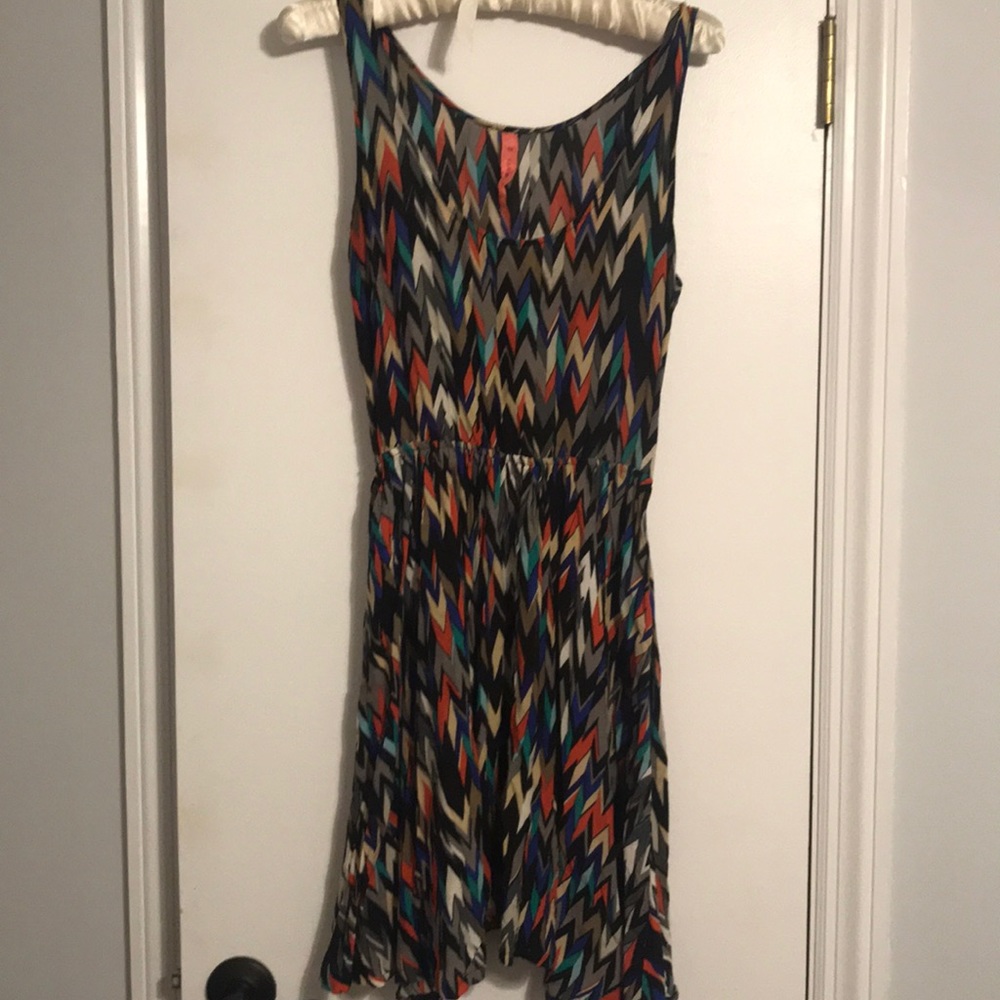 Geometric Multi Colored Sundress